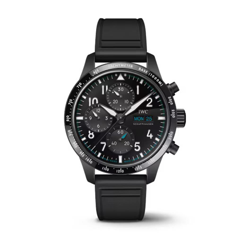 IWC Pilot’s Watch Performance Chronograph 41 Mercedes-AMG PETRONAS Formula One™ Team ceratanium case black dial IW388306