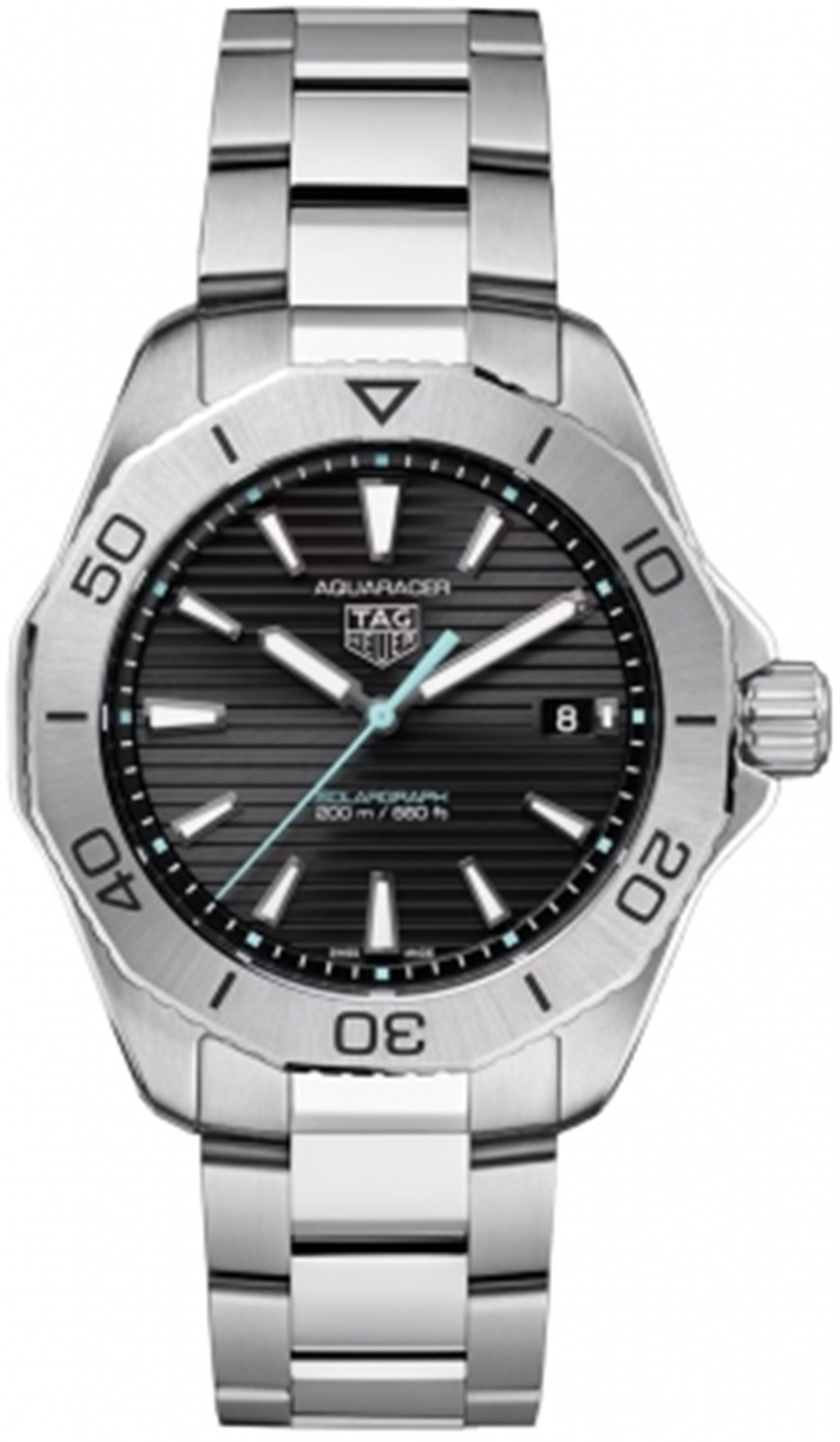 TAG Heuer Aquaracer PROFESSIONAL 200 SOLARGRAPH 40 black dial WBP1114.BA0000
