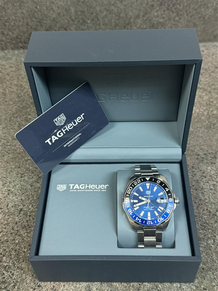 TAG Heuer Aquaracer Automatic GMT 43 mm,  Calibre 7 WAY201T.BA0927
