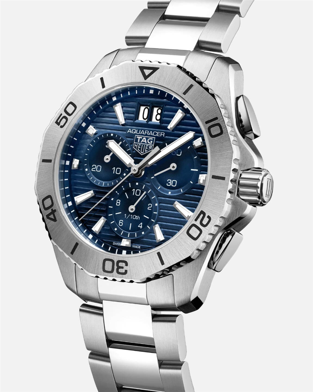 TAG Heuer Aquaracer Professional 200 Chronograph 40 blue dial CBP1113.BA0627