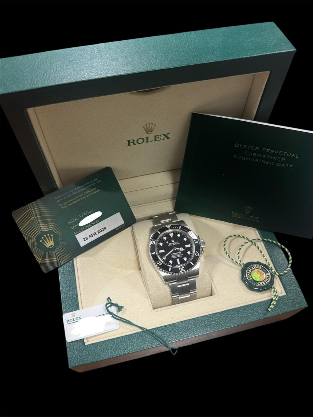 Rolex Submariner 41MM No Date 124060 2024