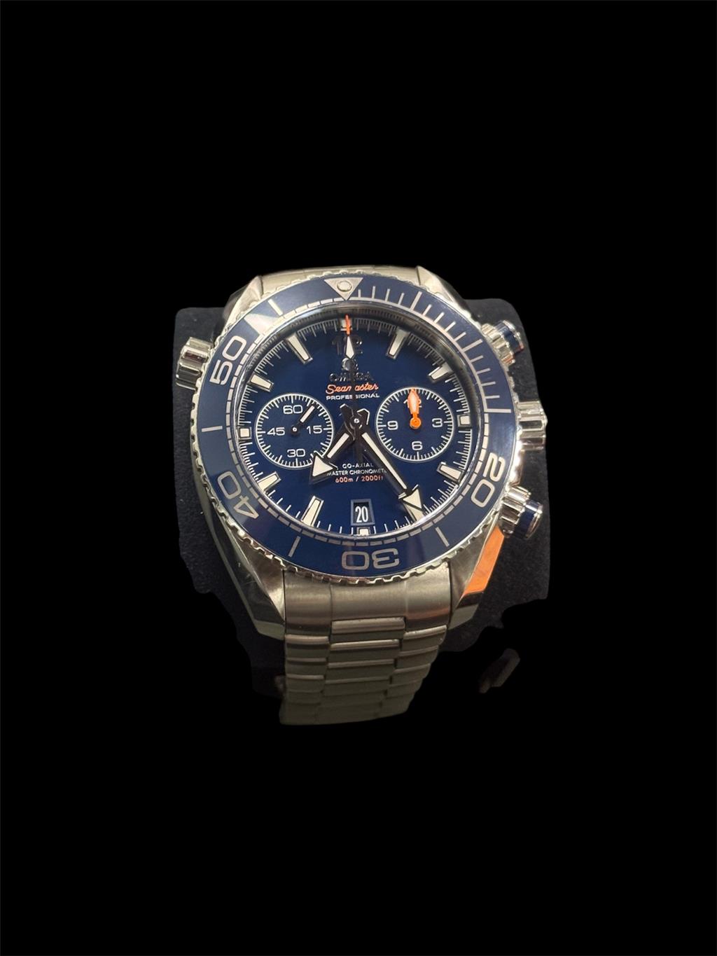 OMEGA SEAMASTER PLANET OCEAN CHRONOGRAPH  45.5MM BLUE DIAL