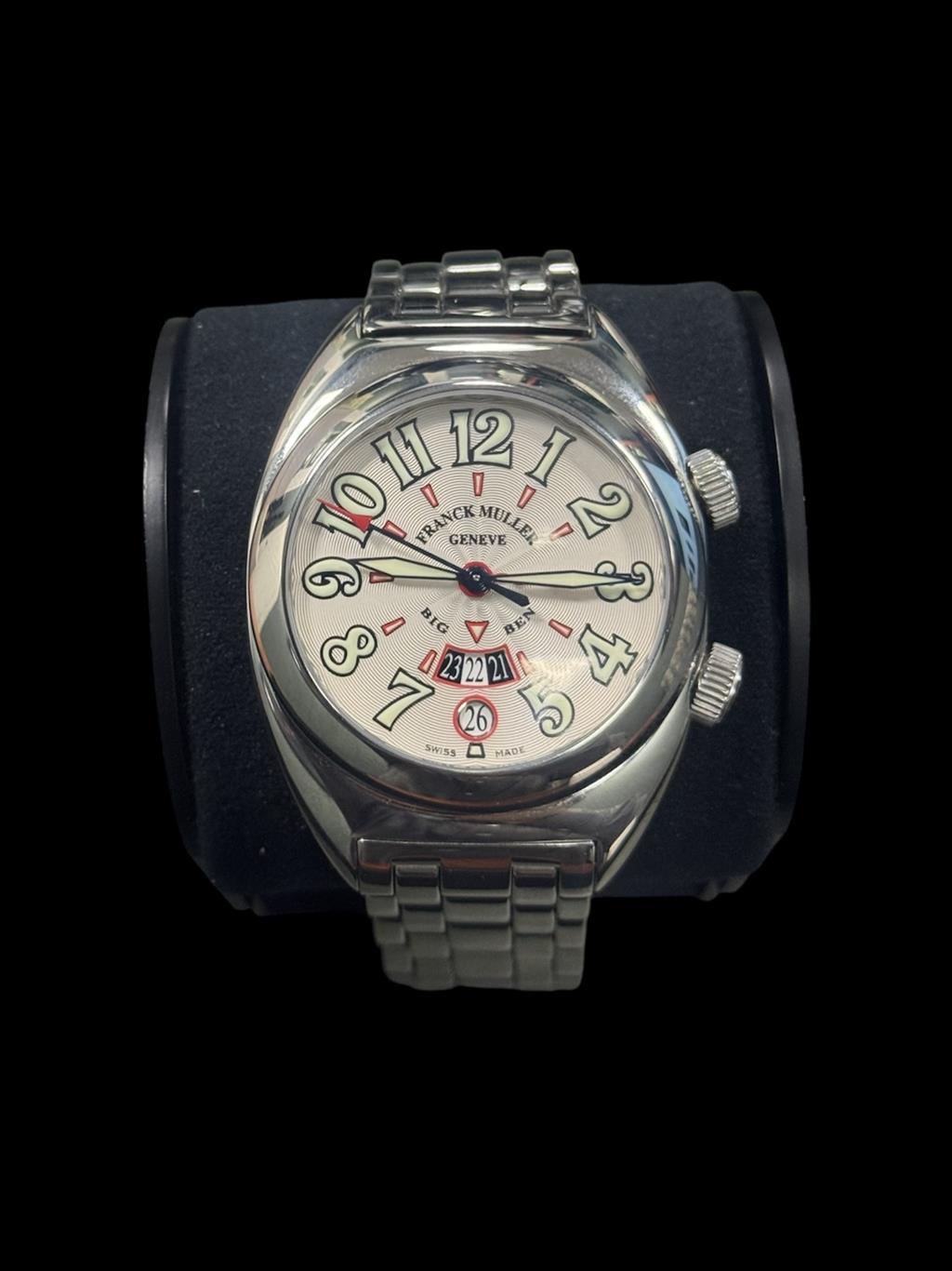 FRANCK MULLER SS 39MM BIG BEN ALARM, DATE, DUAL TIME/GMT