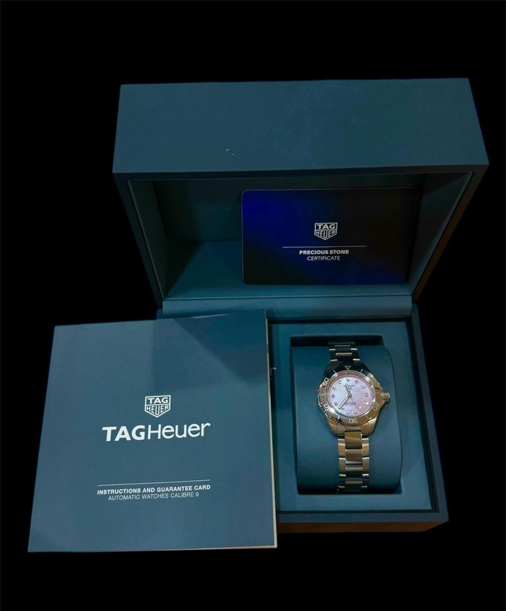 30mm TAG HEUER Aquaracer Strawberry The Watches of Switzerland Group Exclusive